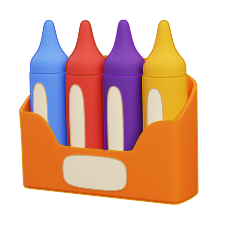 Color crayón  3D Icon