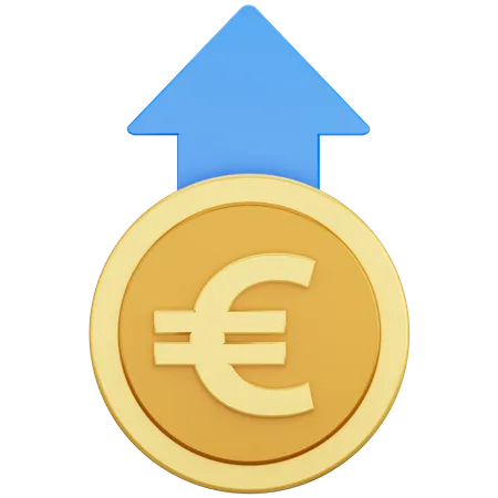 Dinero de crecimiento  3D Icon