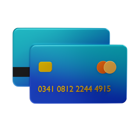 Credit Card  3D Illustration