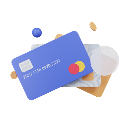 Credit Card  3D Illustration