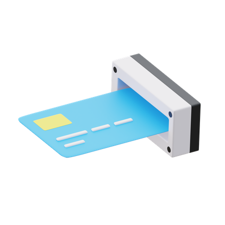 Credit Card Insert  3D Icon