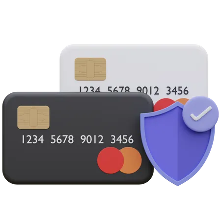 Credit Card Security  3D Icon