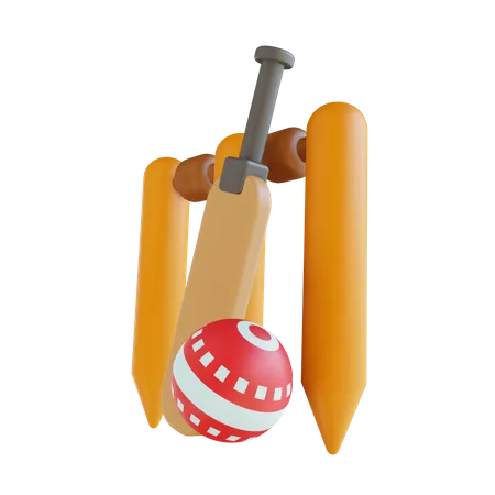 Cricket  3D Illustration