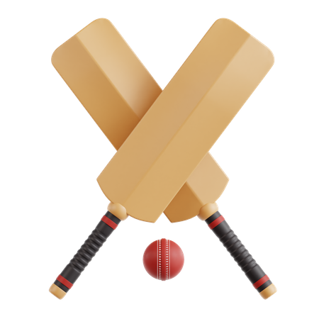 Cricket Bat  3D Icon