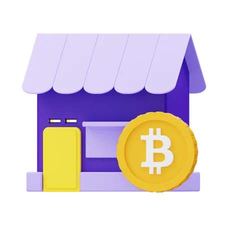 Banco criptográfico  3D Illustration