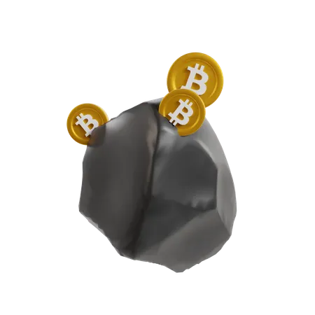 Minería criptográfica  3D Icon