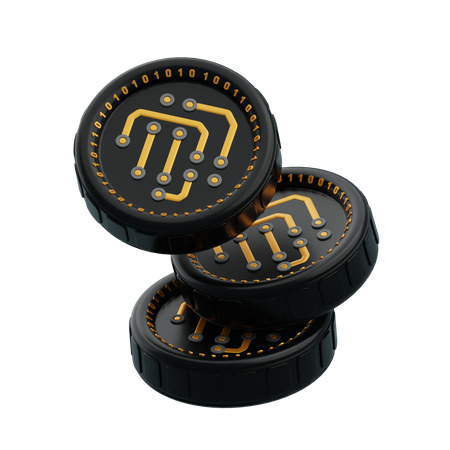 Criptomoneda  3D Icon