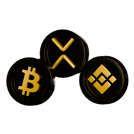 Criptomoneda  3D Icon