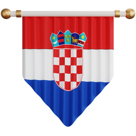 Croatia Flag  3D Icon