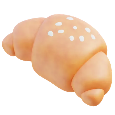 Croissant  3D Icon