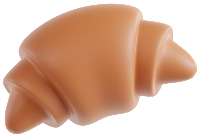 Croissant  3D Icon