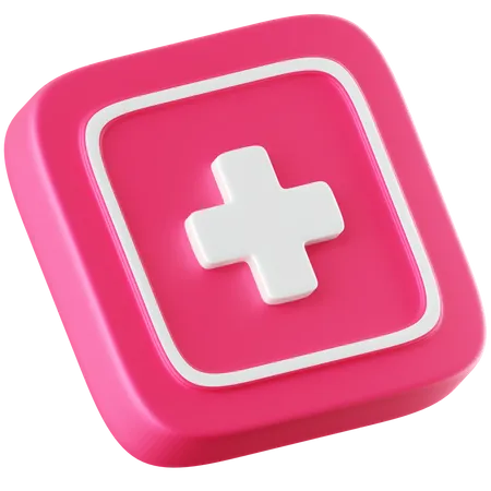 Croix médicale  3D Icon