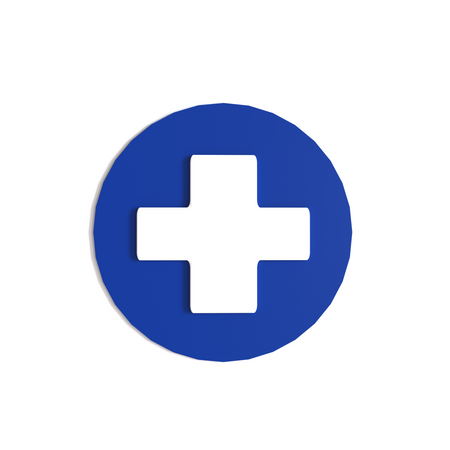 Croix médicale  3D Icon