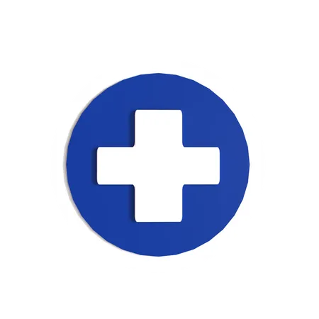 Croix médicale  3D Icon