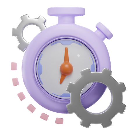 Cronômetro  3D Icon