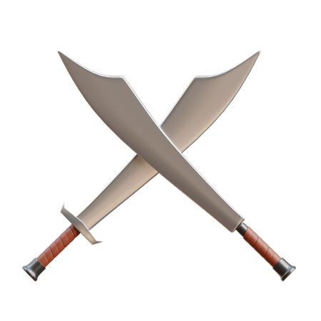 Crossed Swords  3D Icon