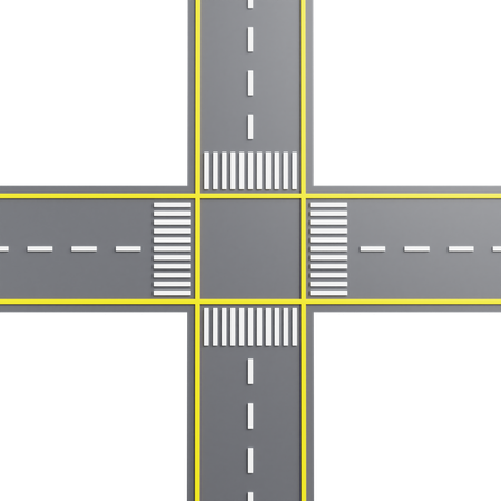 Crossroad  3D Icon