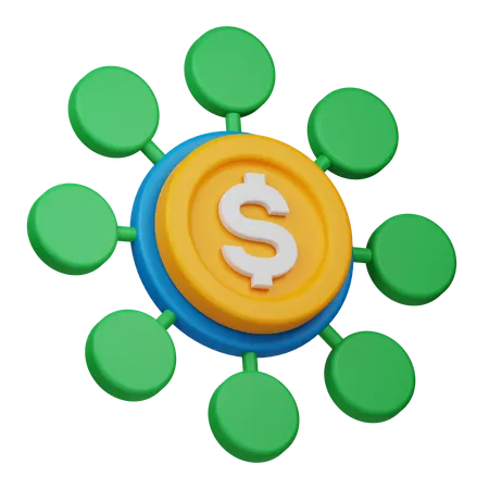 Crowd Funding  3D Icon