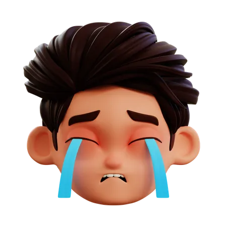 Crying Emoji  3D Icon