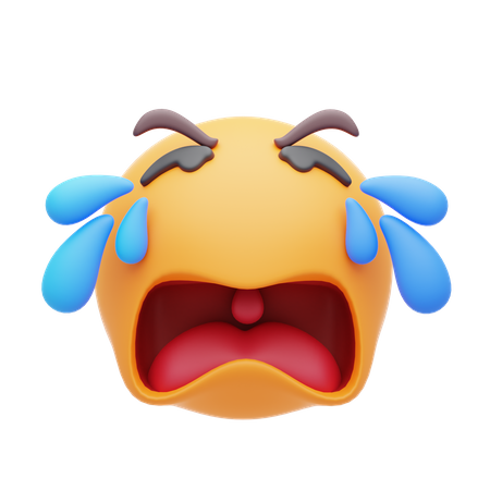 Crying Emoji  3D Icon