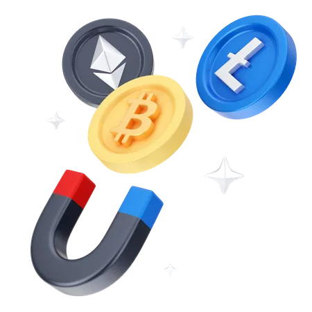 Crypto Attraction  3D Icon