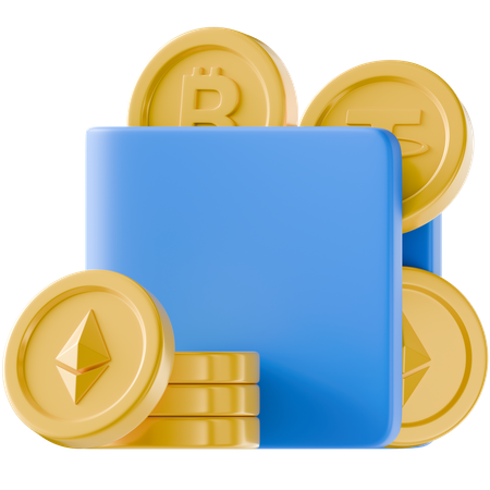 Crypto Wallet  3D Icon