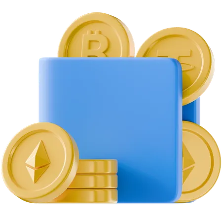 Crypto Wallet  3D Icon