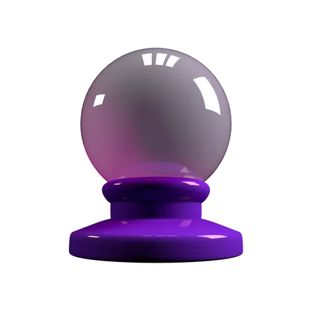 Crystal Ball  3D Illustration