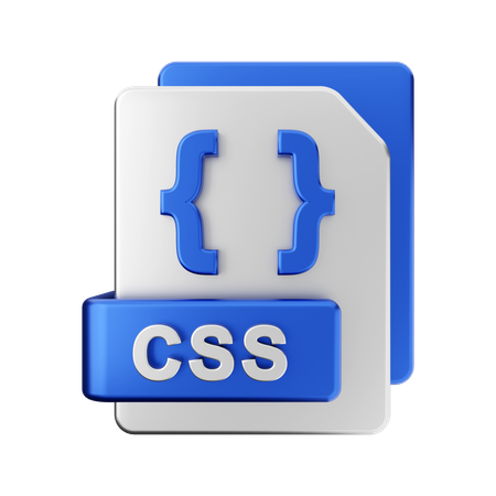 CSS File  3D Illustration