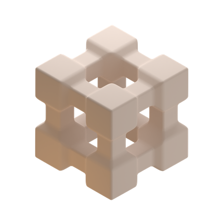 Cube Abstract Shape  3D Icon