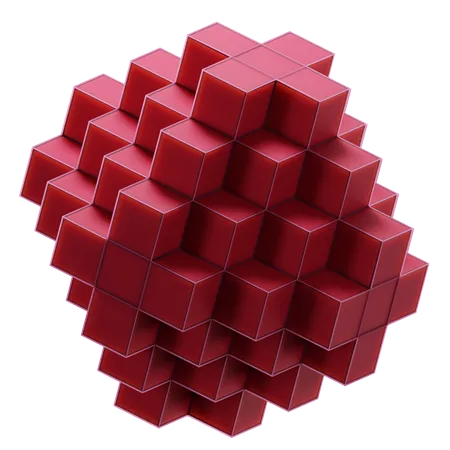 Cube Abstract Shape  3D Icon