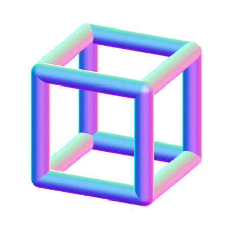 Filaire cubique  3D Icon