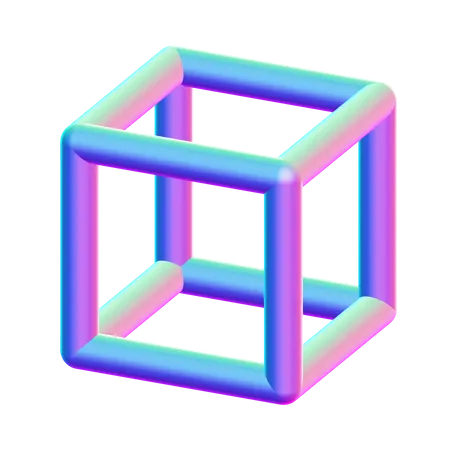 Filaire cubique  3D Icon