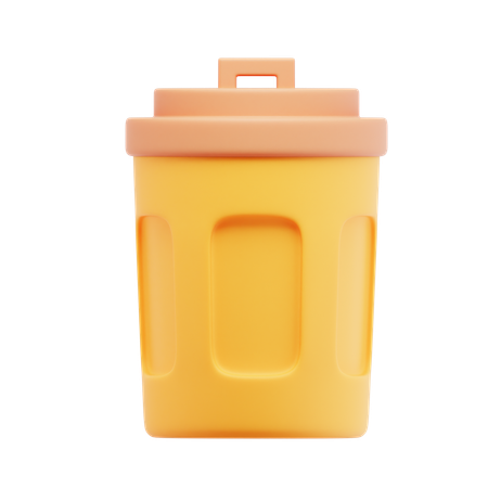 Basura  3D Icon