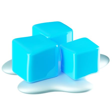 Cubo de hielo  3D Icon