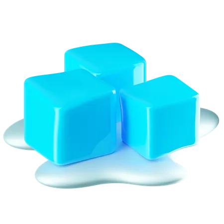 Cubo de hielo  3D Icon