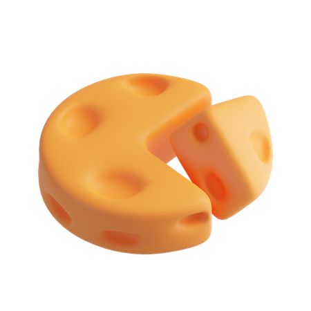 Cubo de queijo  3D Icon