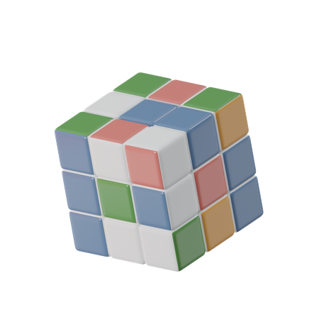 Cubo de rubik  3D Icon