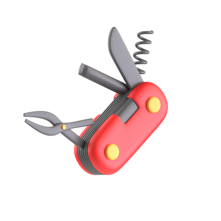 Cuchillo suizo multi  3D Icon