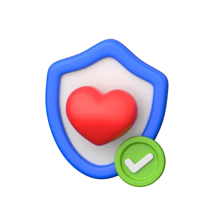 Cuidado del corazón  3D Icon