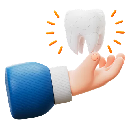 Cuidado dental  3D Icon