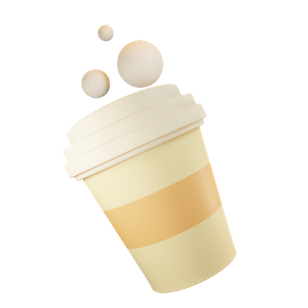 Cup Of Coffee  3D Illustration