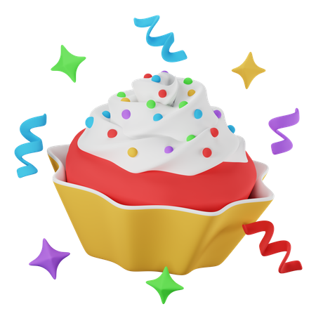 Cupcake  3D Icon