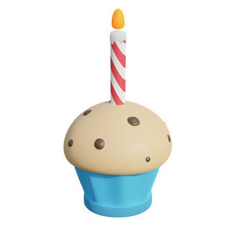 Cupcake  3D Illustration