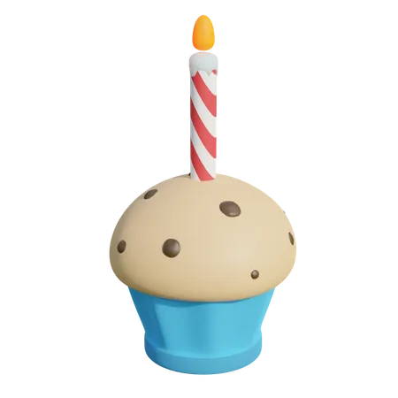 Cupcake  3D Illustration