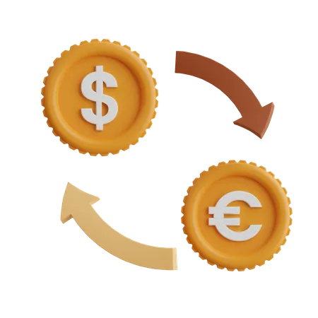 Currency Exchange  3D Icon