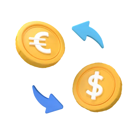 Currency Exchange  3D Icon