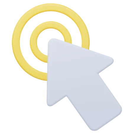 Cursor Click  3D Icon