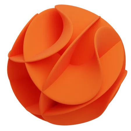 Spline curva  3D Icon