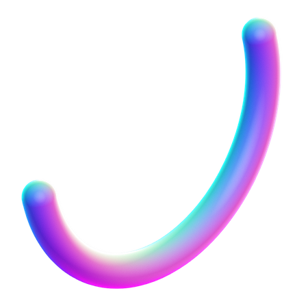 Curve Shape  3D Icon